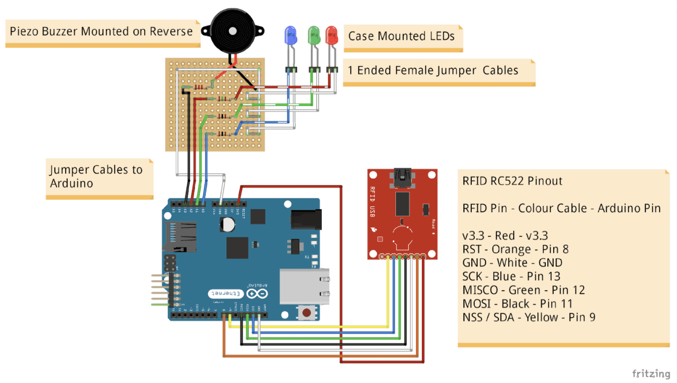 Fritzing schematic