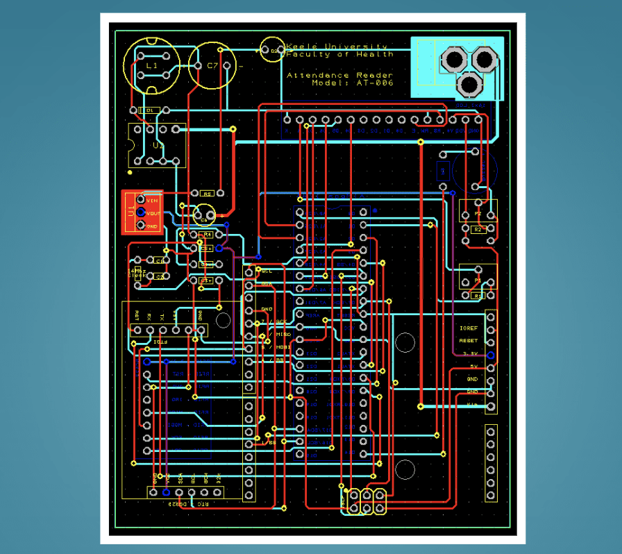 ATMega 1284 PCB Schematic