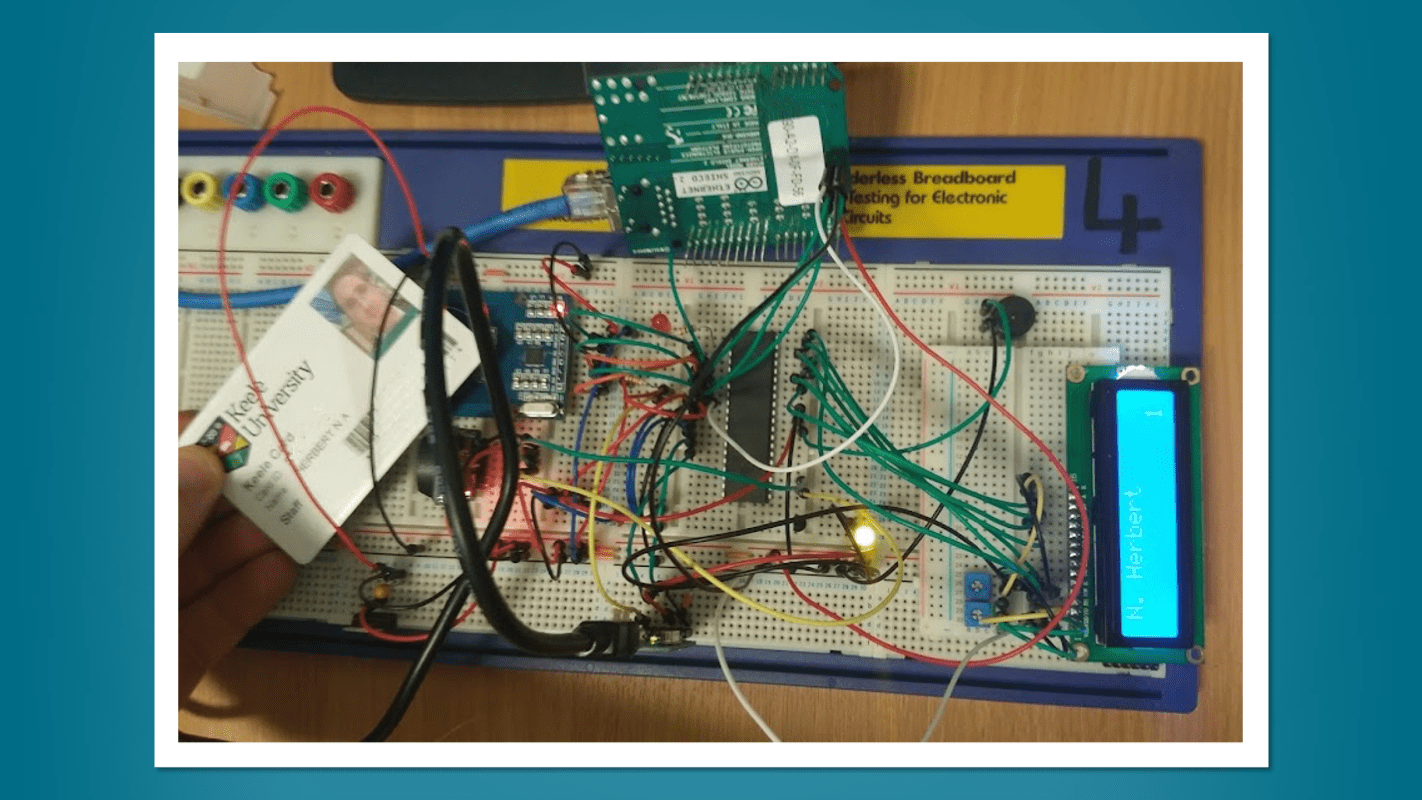ATMega 1284 breadboard design with Networking