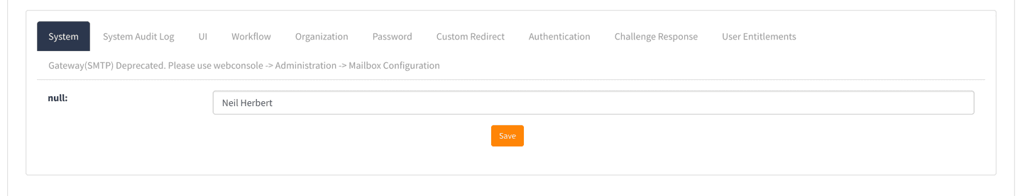 OpenIAM System Configuration